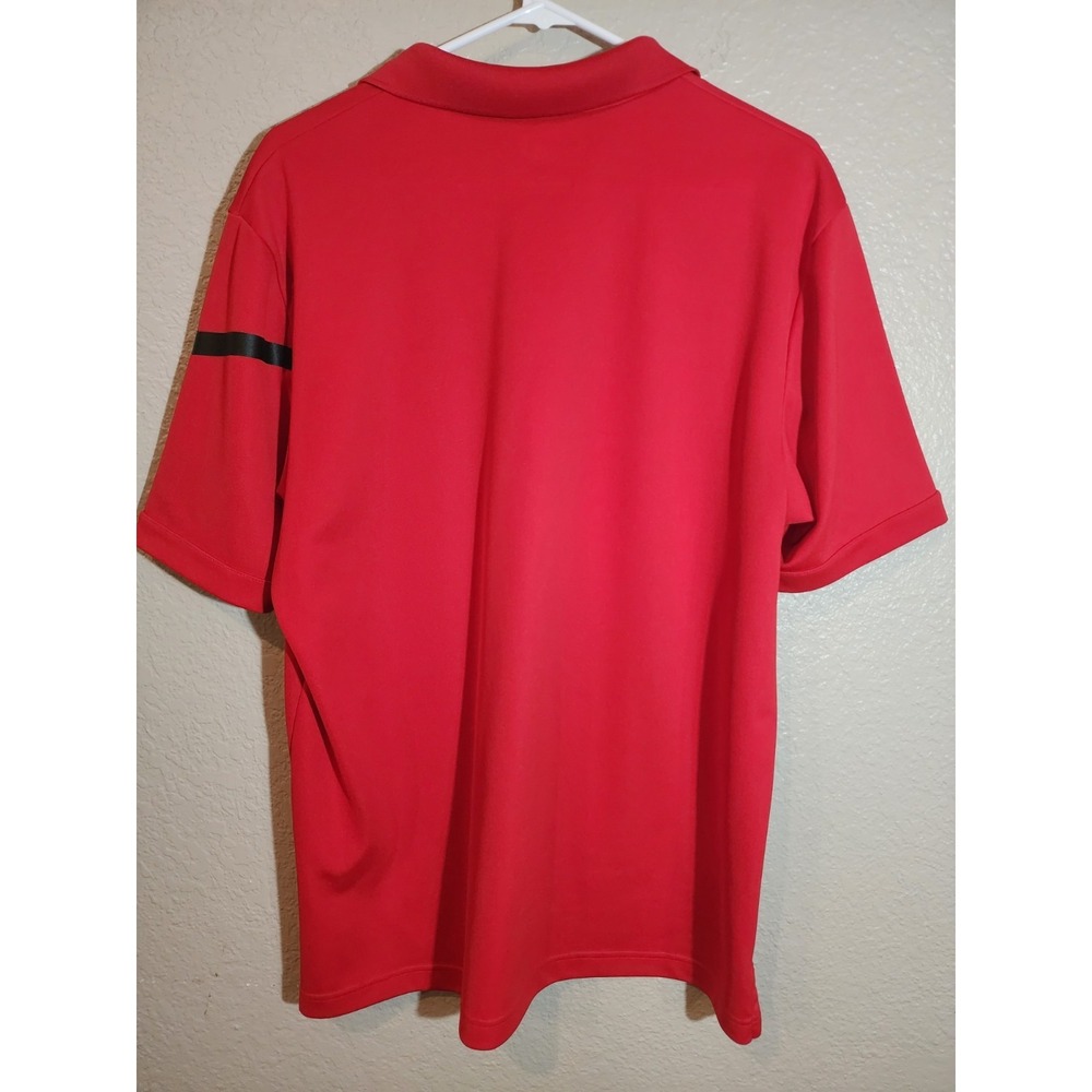 Callaway Men's Golf Polo Shirt, Size Large, Red, Short Sleeve, Breathable - Picture 2 of 7